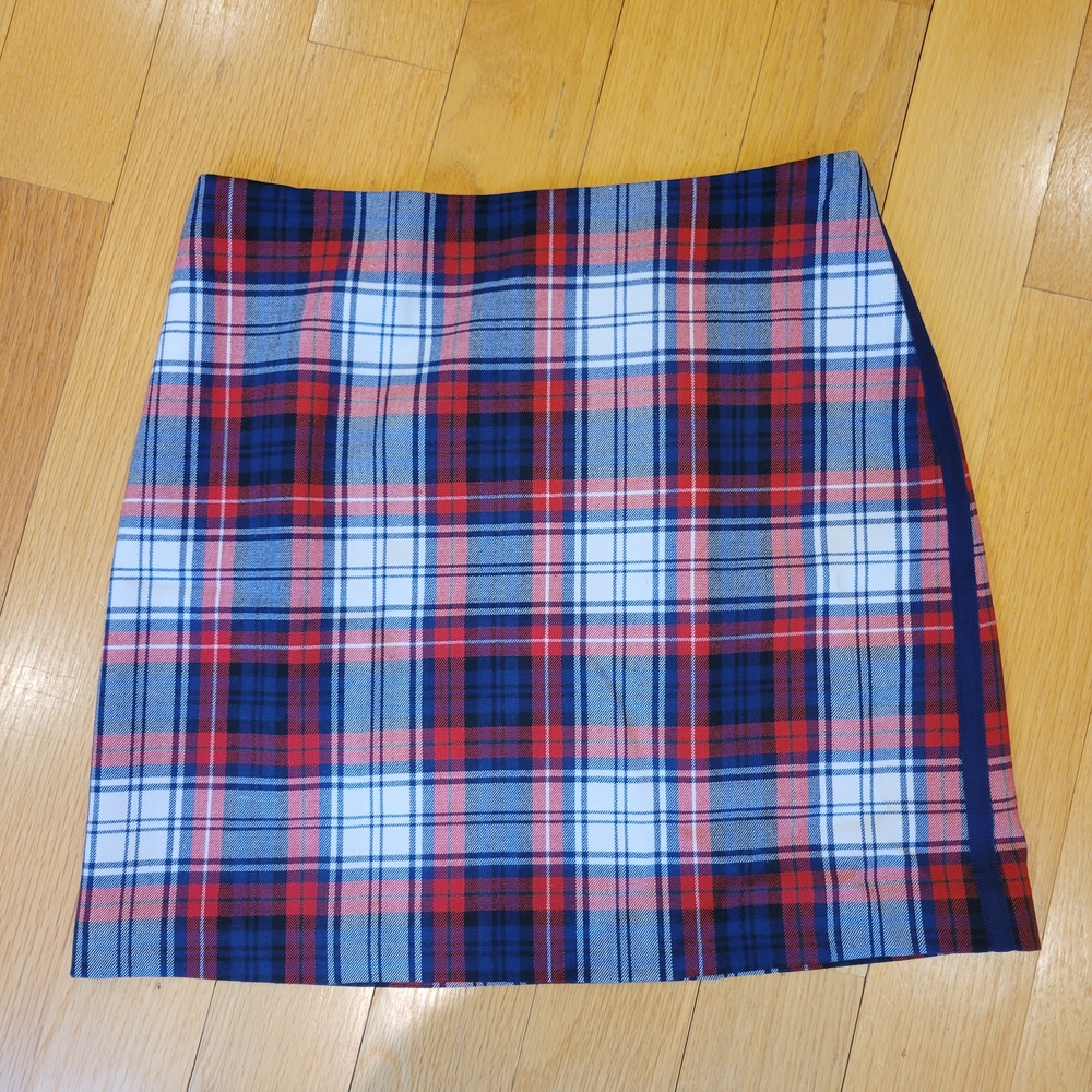 Vineyard Vines Plaid Mini Skirt - Red, Blue, White